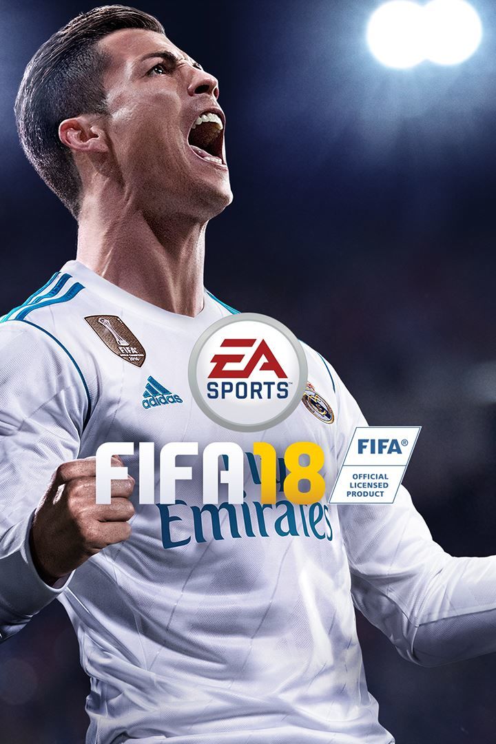 Capa oficial de FIFA 18